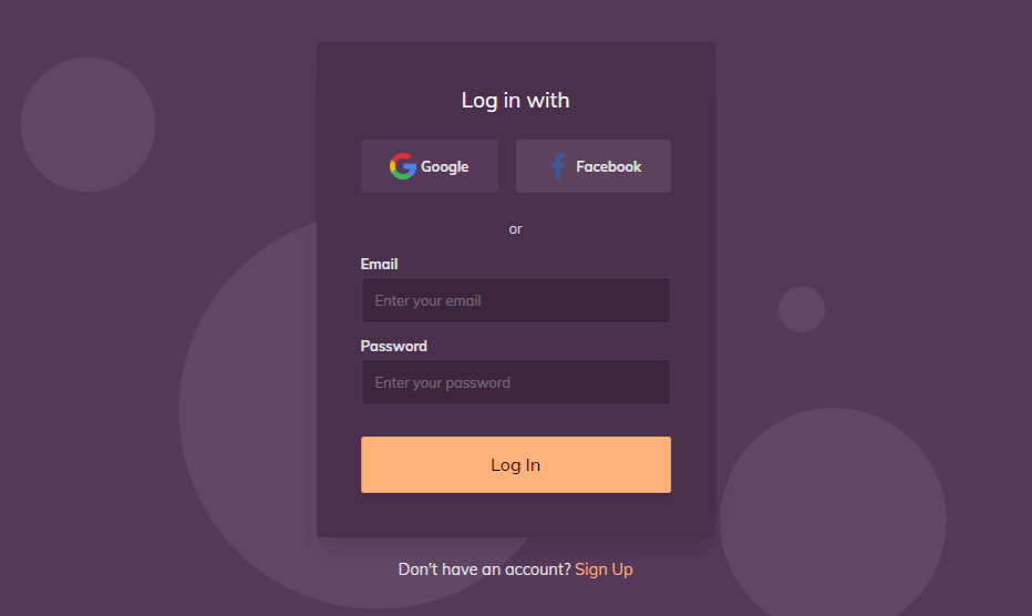 Beautiful HTML and CSS Login page